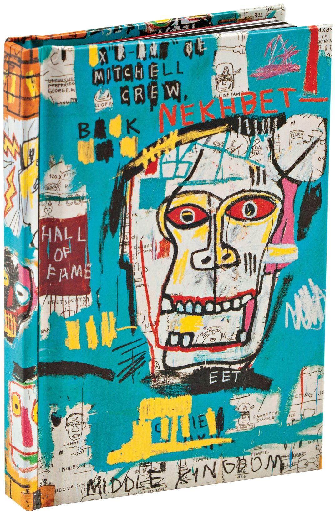 Book cover image for teNeues - Mini Notebook: Skulls by Jean-Michel Basquiat, Hardcover, 120 Dot-Grid Pages with Lay Flat Binding ISBN: 9781623257712